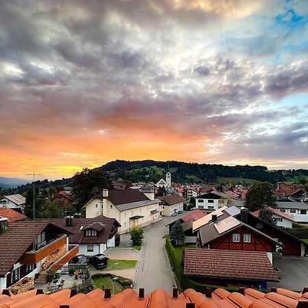 Apartament Giebelblick-D Oberstaufen Zewnętrze zdjęcie